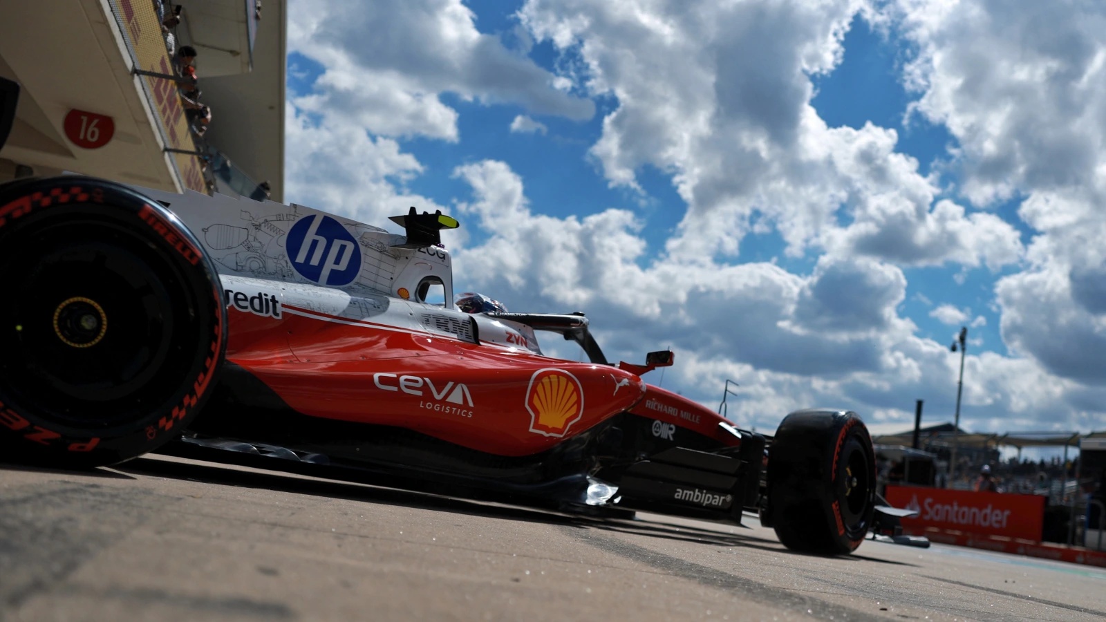 Lewis Hamilton completes Ferrari clean sweep in F1 practice at COTA