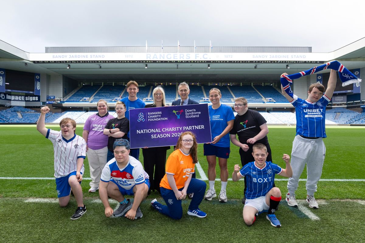 Rangers Charity Foundation announce a partnership with Down Syndrome Scotland