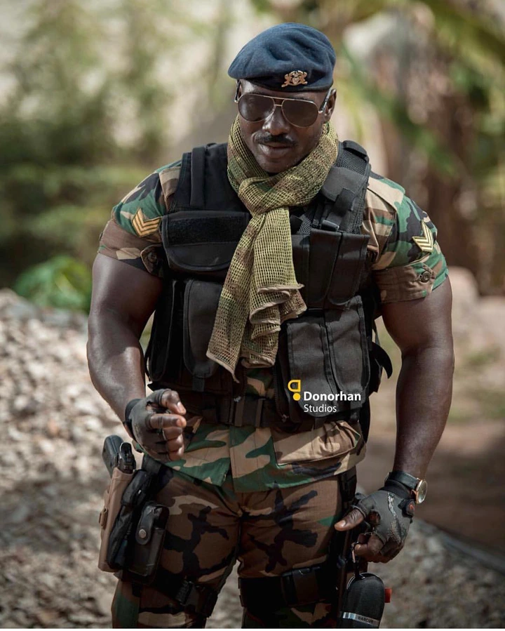 See photos of the hottest military man in Ghana causing a stir online (photos)