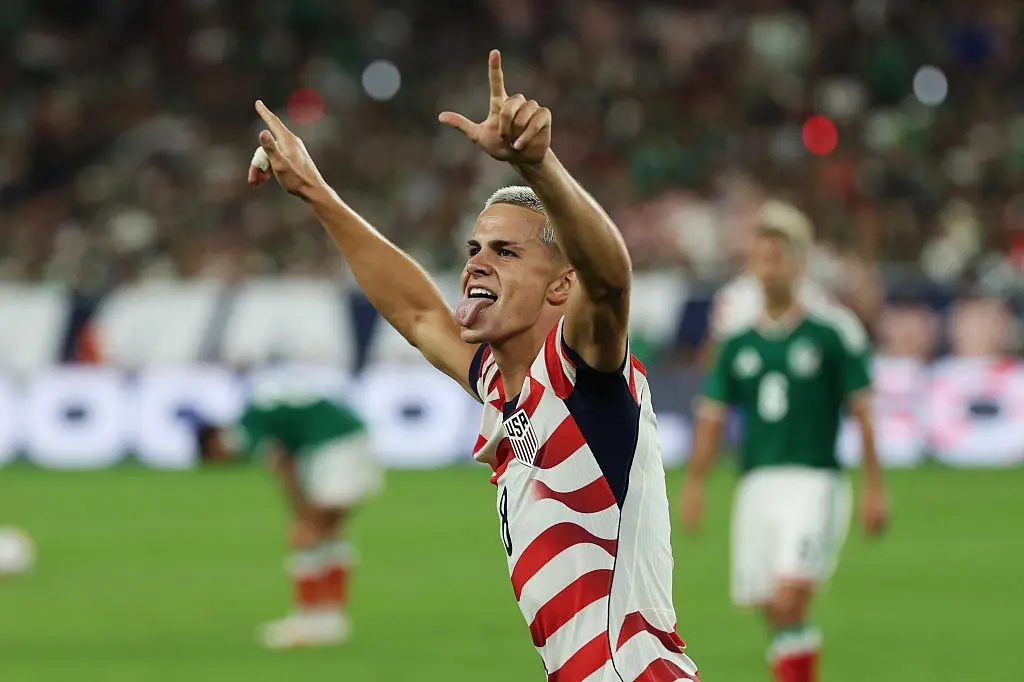 Sullivan celebrating goal