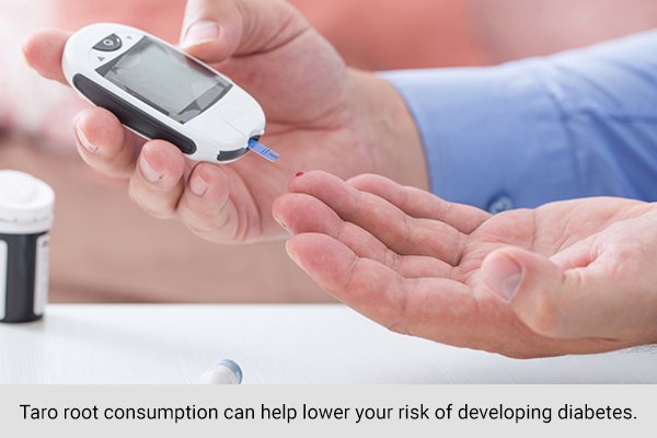 taro root consumption can help manage and prevent diabetes