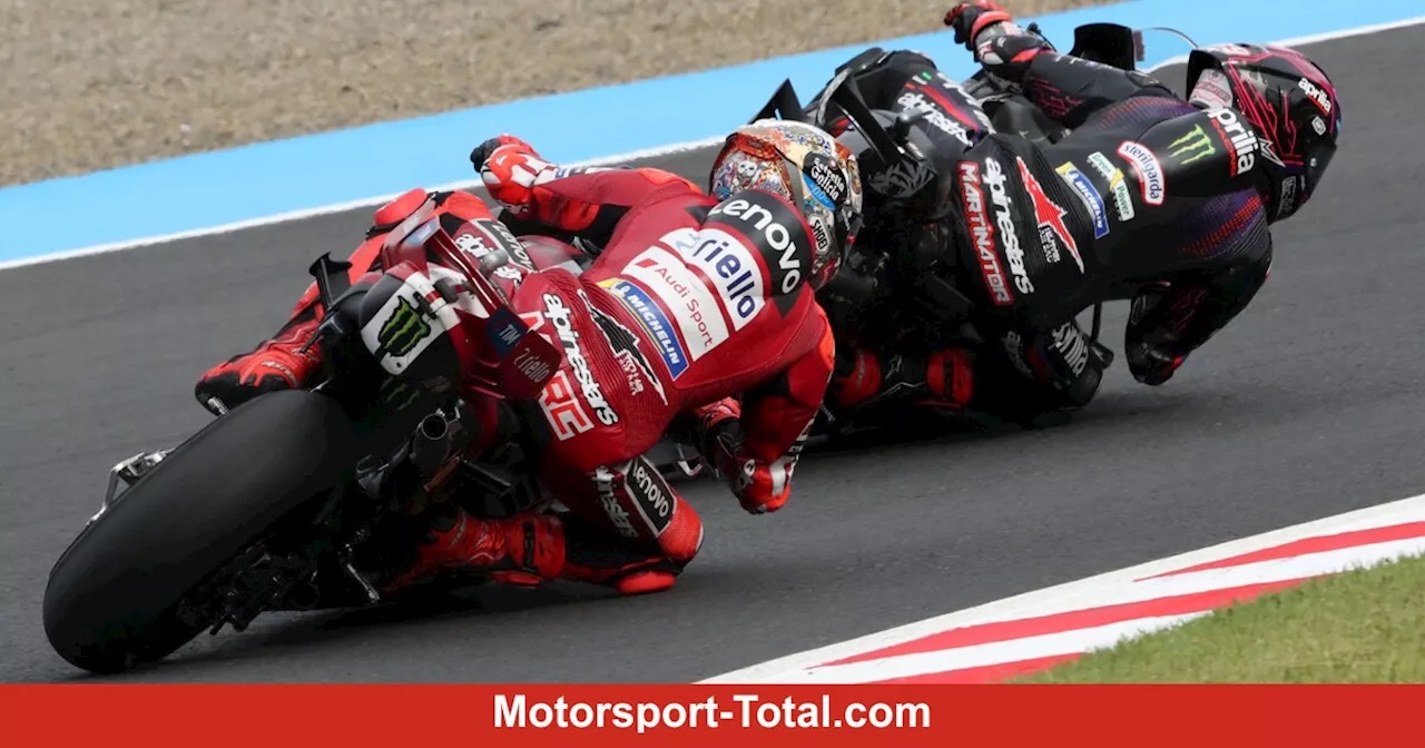 MotoGP-Sprint Phillip Island 2026: Schwerer Sturz Martin, Marquez gewinnt