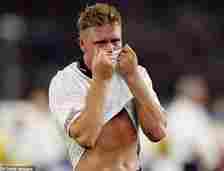 Paul Gascoigne burst into tears after losing to West Germany at the 1990 World Cup
