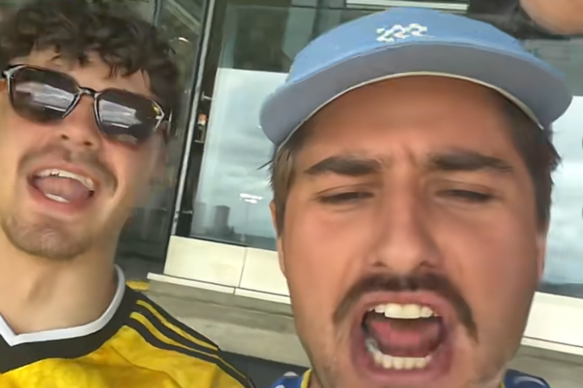 'Daddy Wellness' - who has more than a million followers on TikTok - attended his first Leeds United match on Sunday