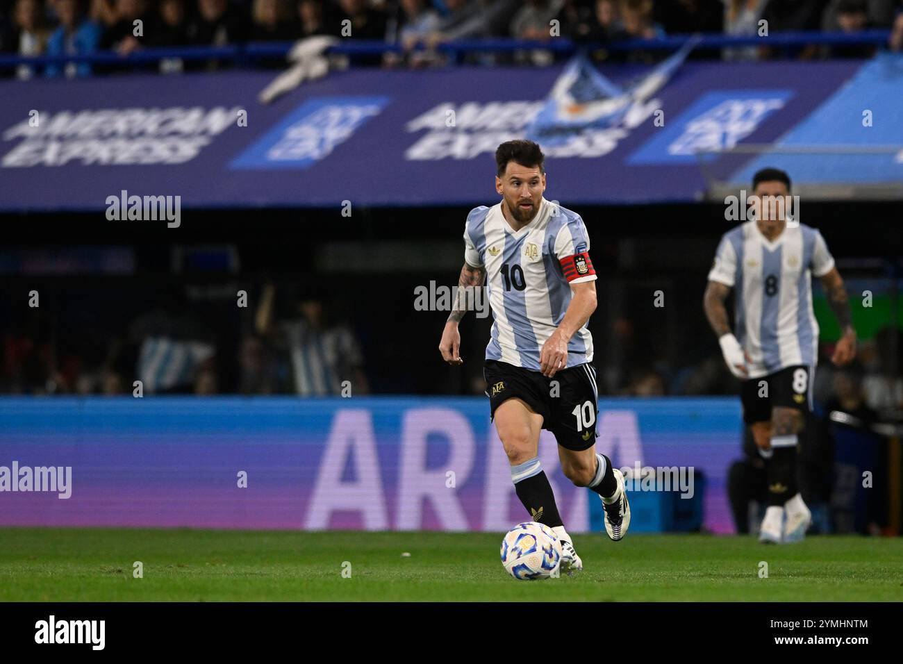Buenos aires argentina november lionel messi of argentina during the south american fifa world cup qualifier match between ar