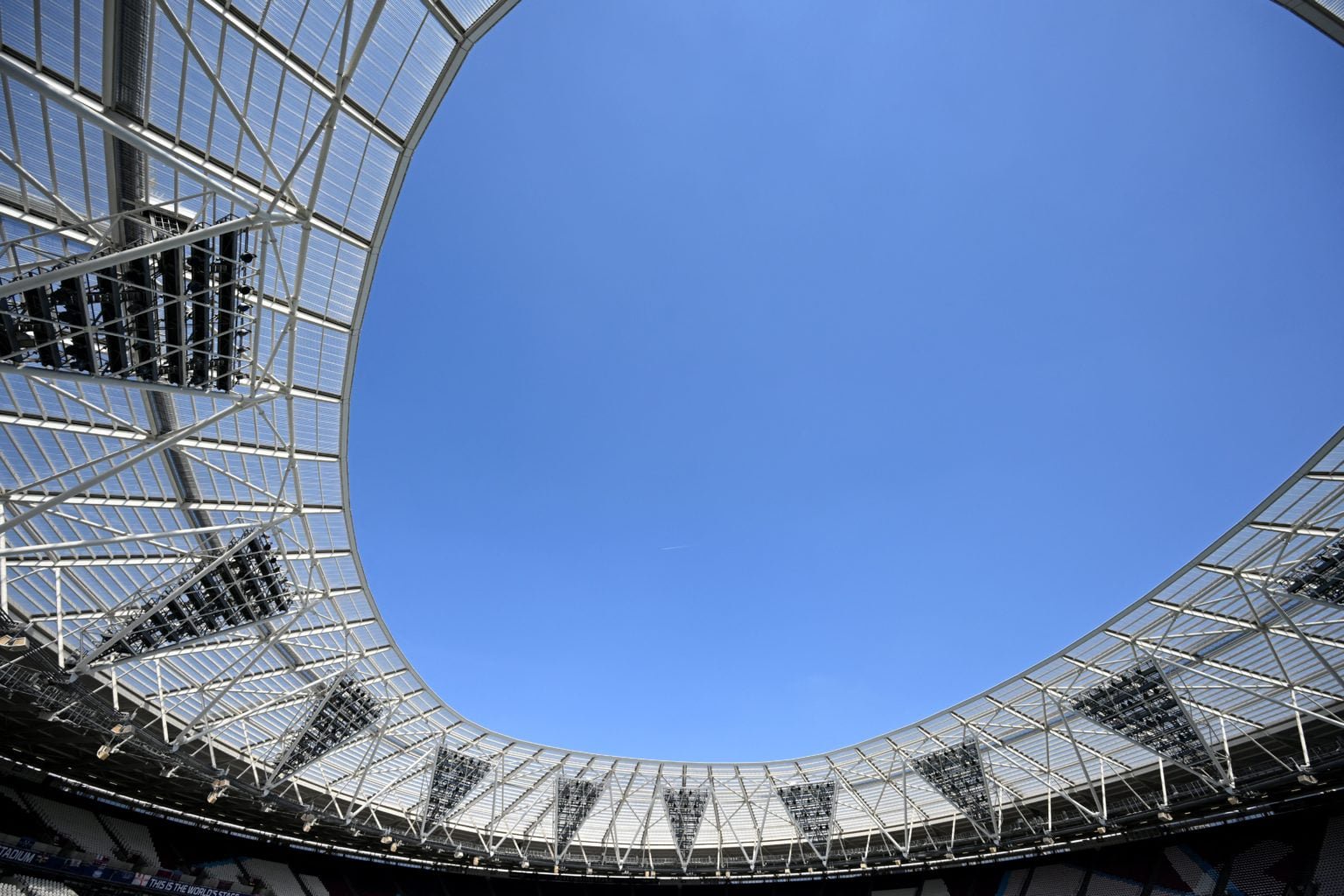 The roof at the London Stadium