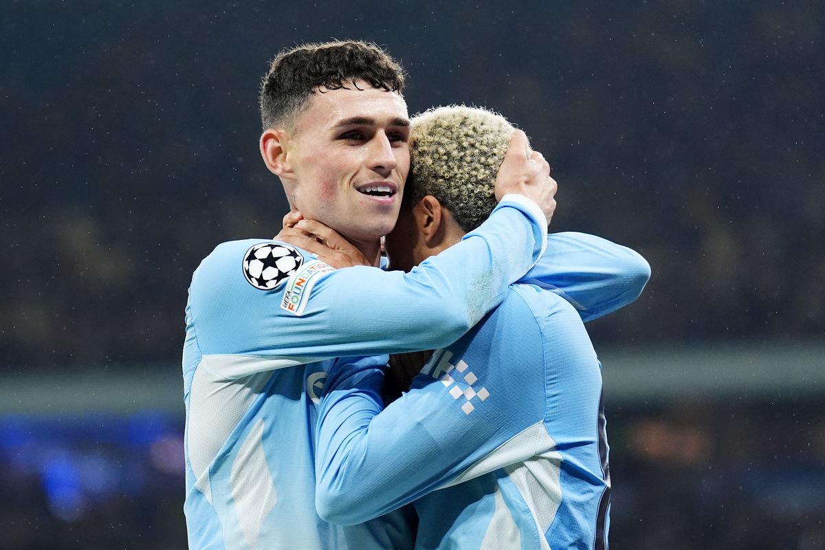 Phil Foden and Rico Lewis