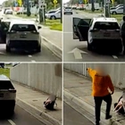 Shocking video shows Florida carjacker abandon kidnapped child on side of road