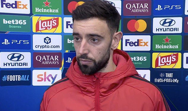 Bruno Fernandes questioned Michael Carrick's tactics following their 4-1 defeat by Como
