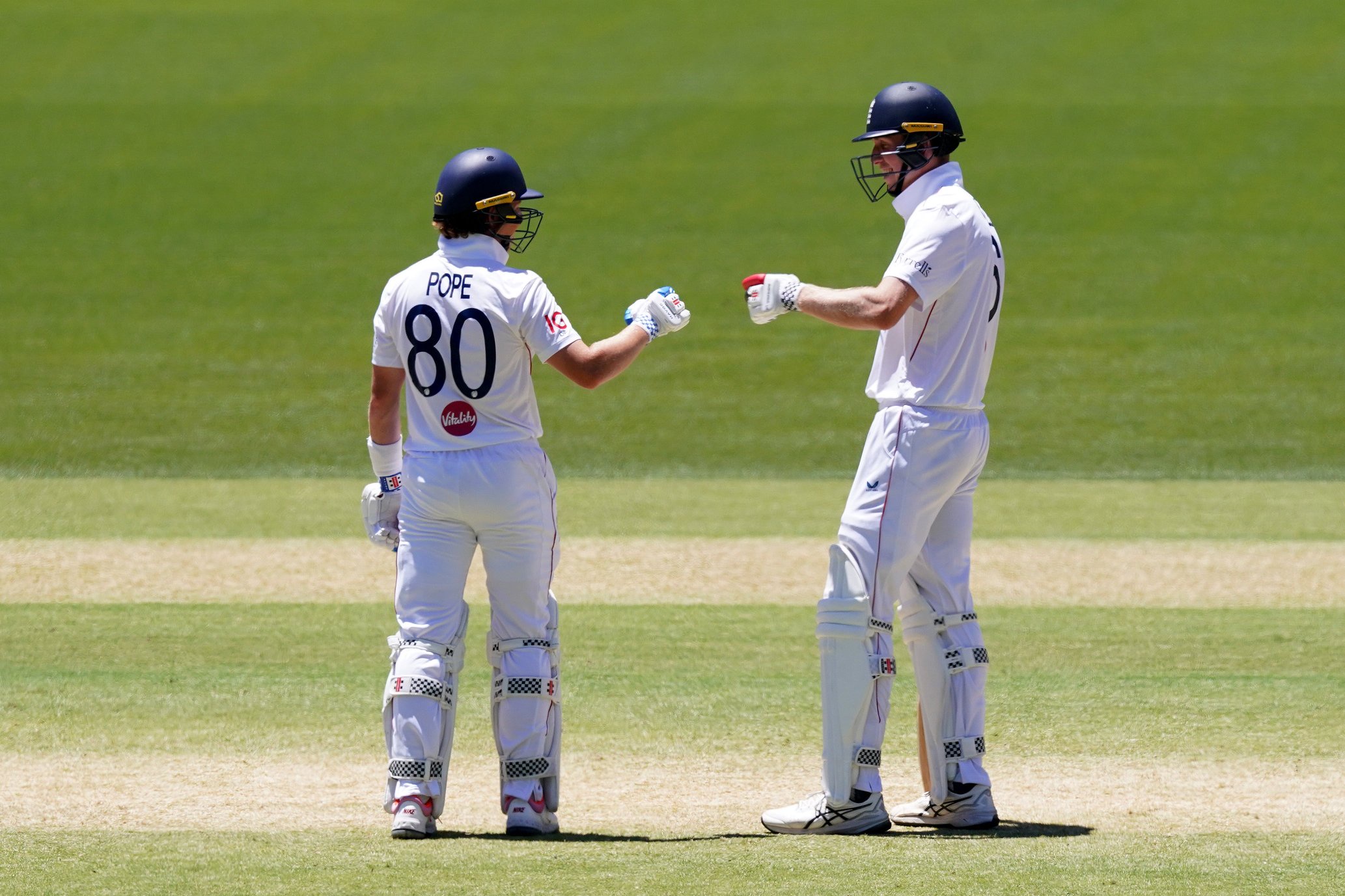 Crawley defended Pope after his team-mate fell for just 17 runs in the second innings
