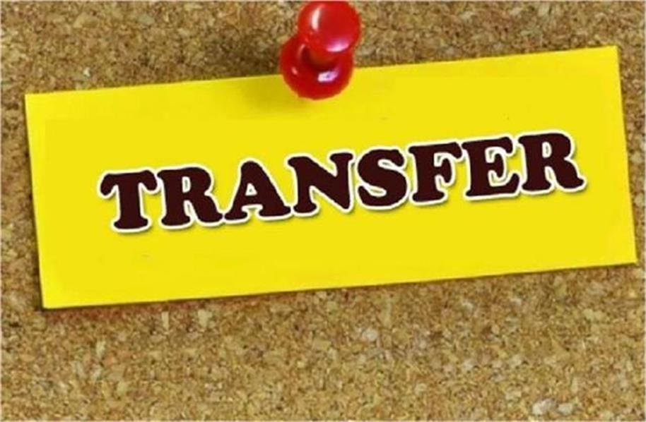 major administrative reshuffle in the state officers including