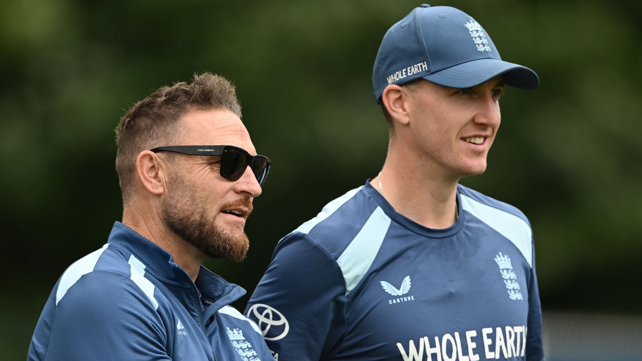 Brendon McCullum (left) and Harry Brook (right) have worked in partnership over the past 18 months