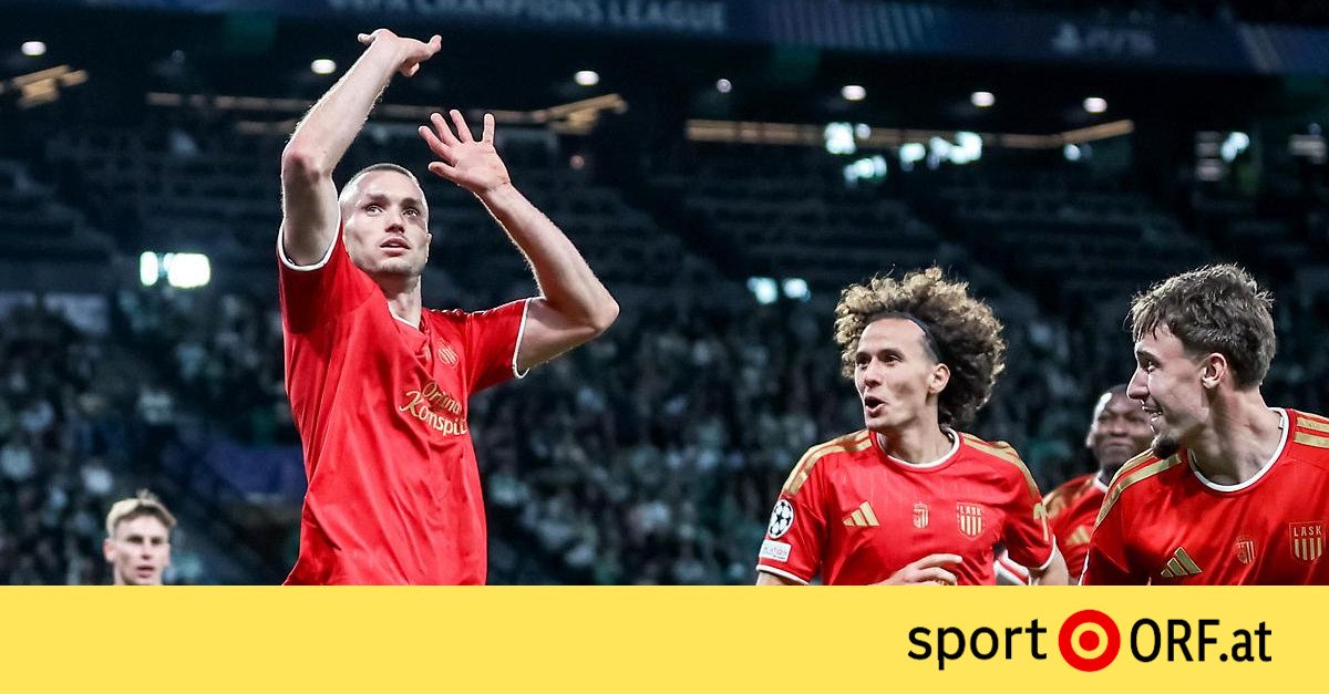 LASK defeat Sporting Lisbon 3-2 for first Champions League victory