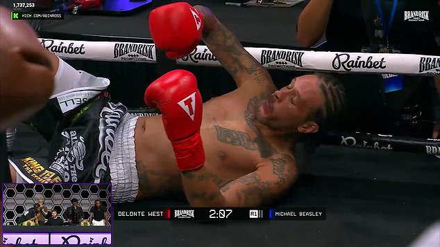 Troubled ex-NBA star Delonte West was brutally knocked out during his boxing debut