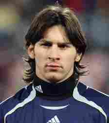 Lionel Messi Modern Mullet with Middle Part