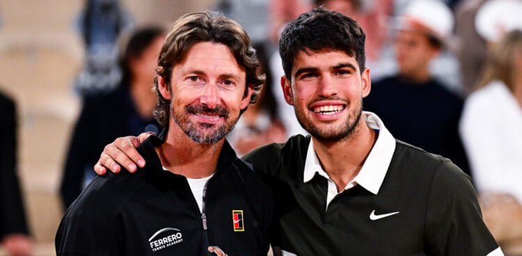 Juan Carlos Ferrero et Carlos Alcaraz