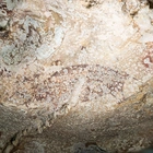 A scene of humans hunting a pig painted in an Indonesian cave is oldest known narrative art
