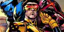 x-men's cyclops, beast and juggernaut