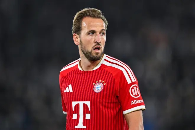 Stavanger 20261013. Bayern Munich's Harry Kane during the Champions League football match between Viking and Bayern Munich at Lyse Arena in Stavanger.
Photo: Carina Johansen / NTB  
This text is auto translated