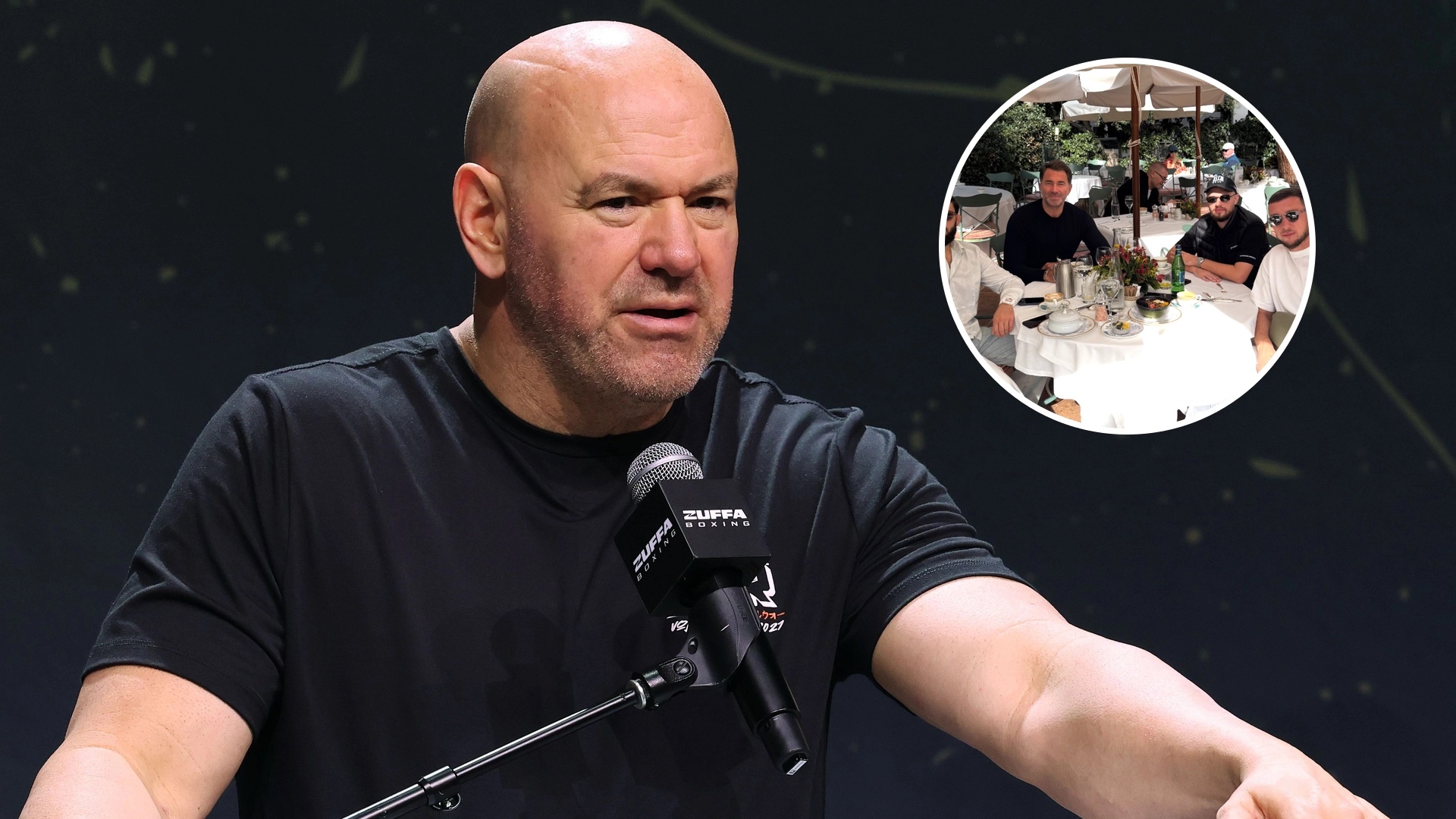 Eddie Hearn sends UFC fans into meltdown after sharing photo with fighter Dana White won't want to lose