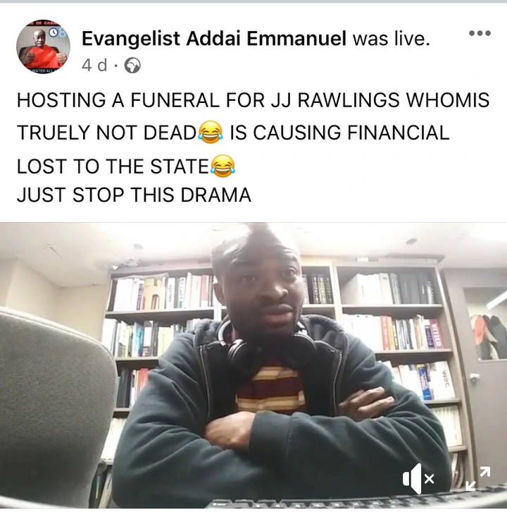 What Evangelist Addai Is Saying After The Sudden Death Of Rawlings Is Irritating 2
