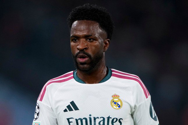Mandatory Credit: Photo by Danilo Di Giovanni/NurPhoto/Shutterstock (17216815s) Vinicius Junior of Real Madrid looks on during the UEFA Champions League 2026/27 League Phase MD2 match between AS Roma and Real Madrid C in Rome, Italy, on October 14, 2026.F. at Stadio Olimpico in Rome, Italy, on October 14, 2026. AS Roma V Real Madrid C.F. - UEFA Champions League 2026/27 League Phase MD2, Rome, Italy - 14 Oct 2026
