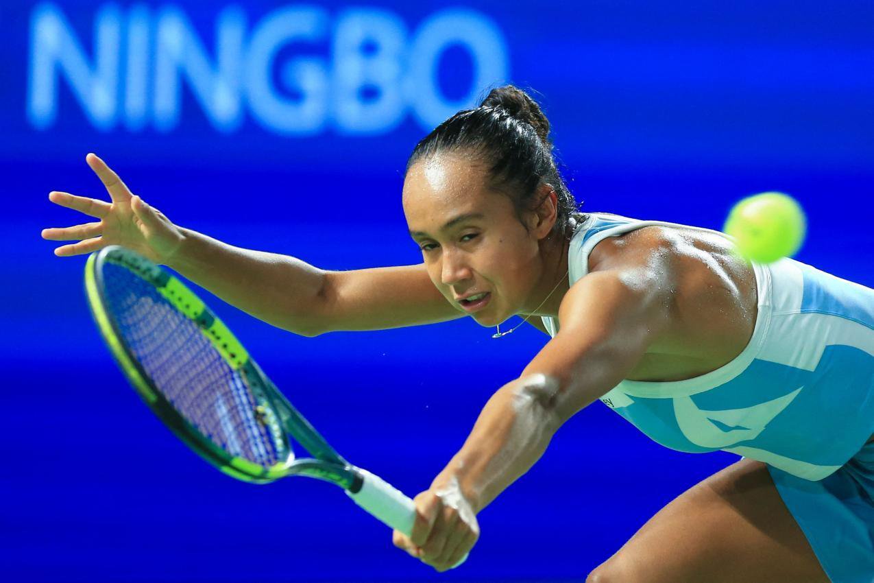 Leylah Fernandez musste sich im Finale geschlagen geben. © APA/afp / -
