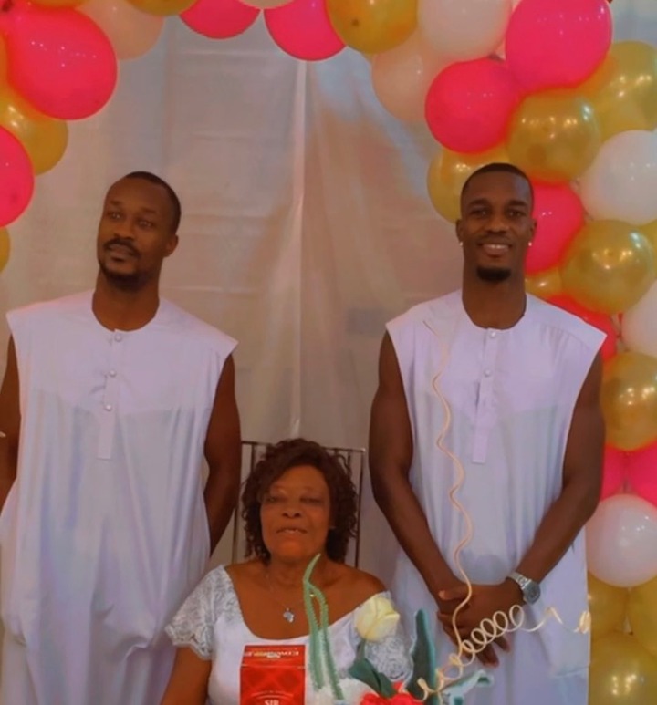 John Boye Shares Beautiful Photos Of His Mother and Lookalike Brothers For The First Time