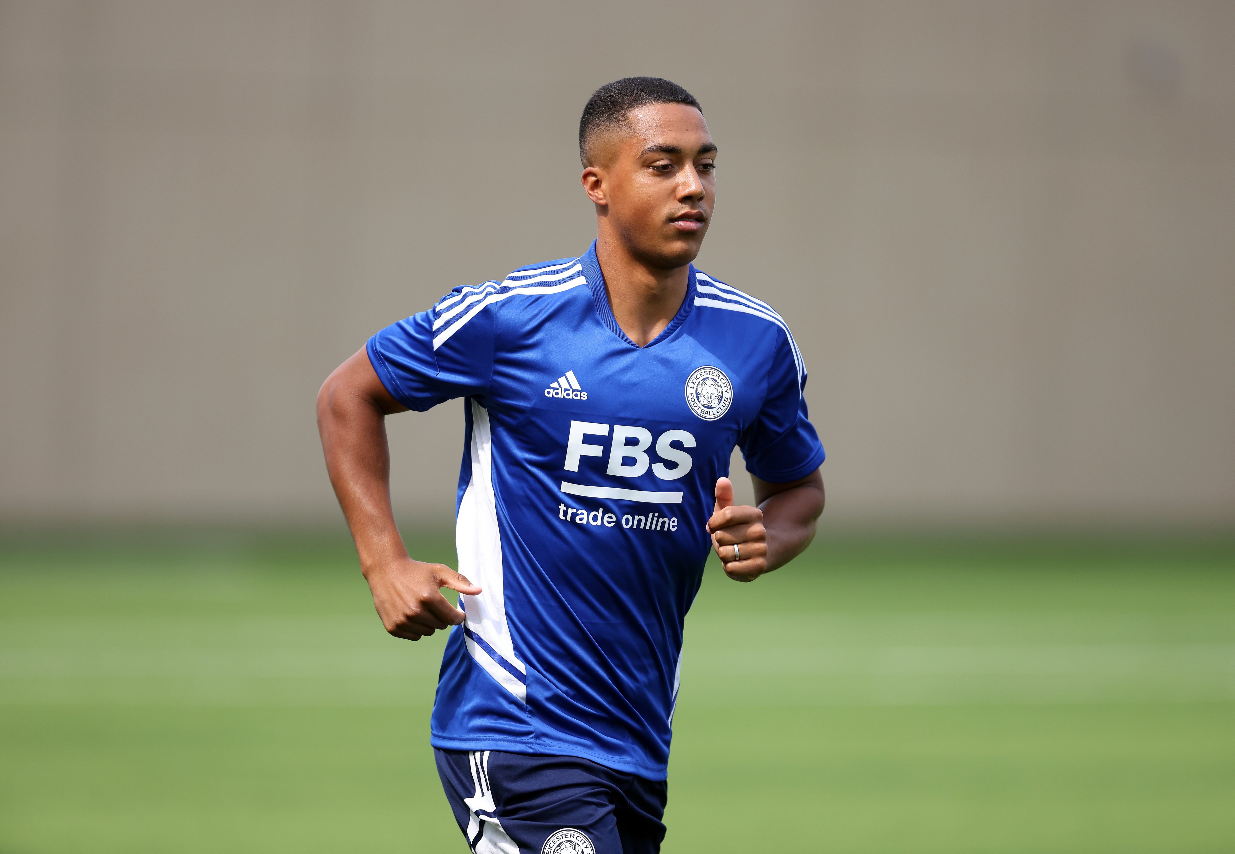 Youri Tielemans is in pre-season training with Leicester