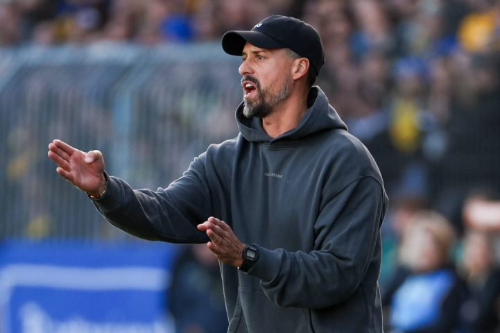 Sandro Wagner gibt seinen Spielern Anweisungen.