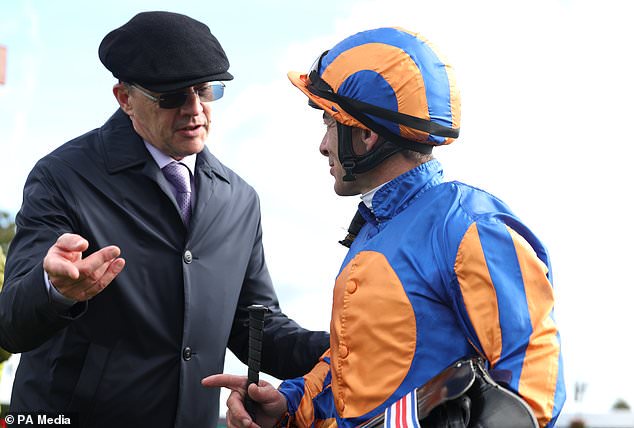 Trainer Aidan O´Brien and jockey Wayne Lordan enjoyed a great day at Leopardstown (Damien Eagers/PA)