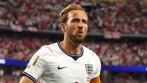 Harry Kane in his England kit