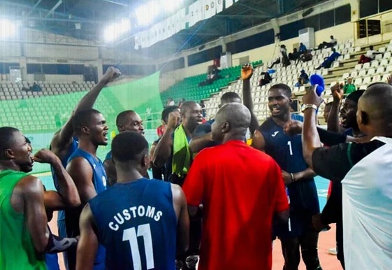 Nigeria Customs Men Complete Perfect Run to Win Volleyball Premier League