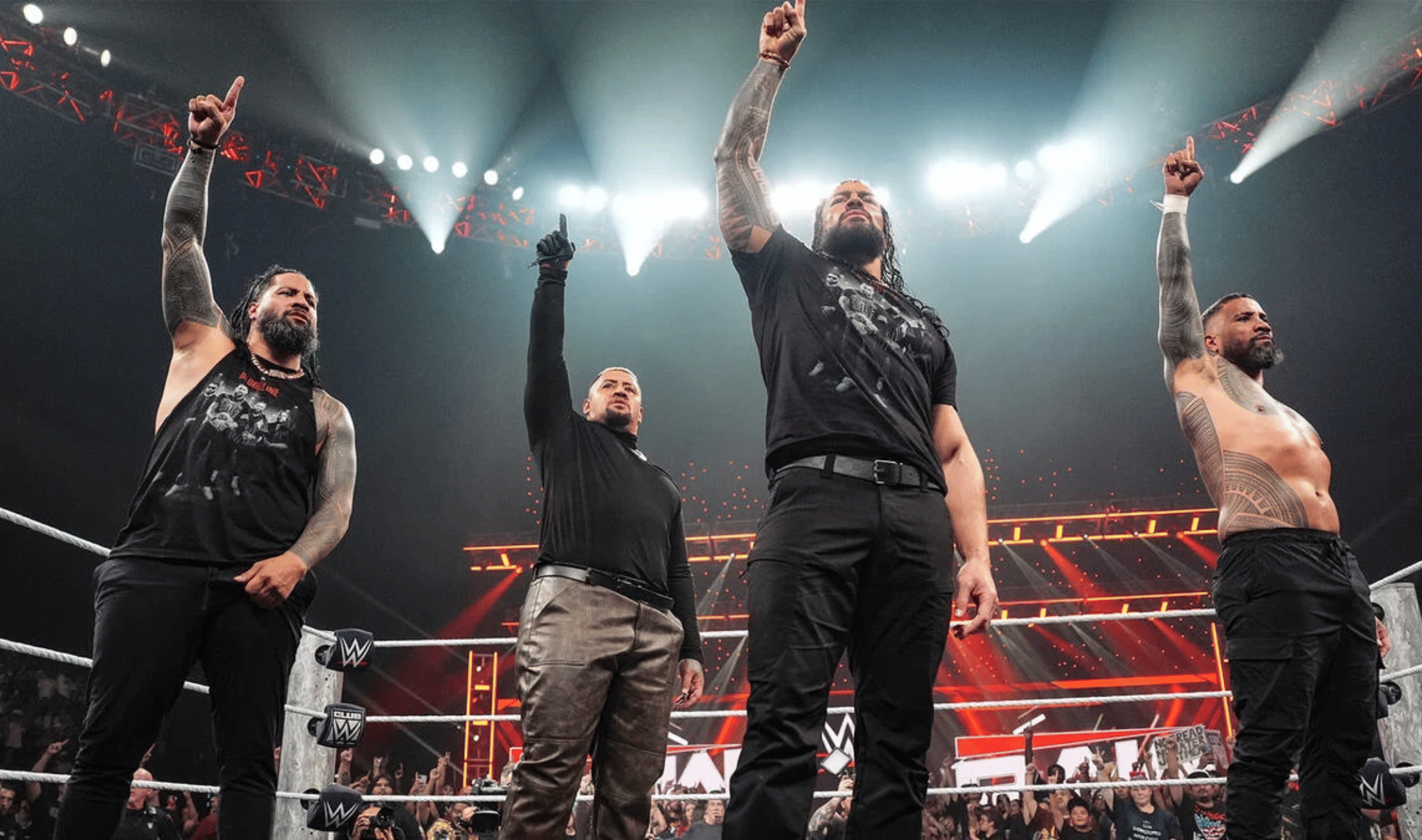 WWE Raw October 19, 2026 - The Bloodline (Roman Reigns, Solo Sikoa, Jimmy & Jey Uso)