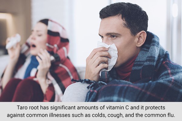 taro root consumption can help strengthen your immune function