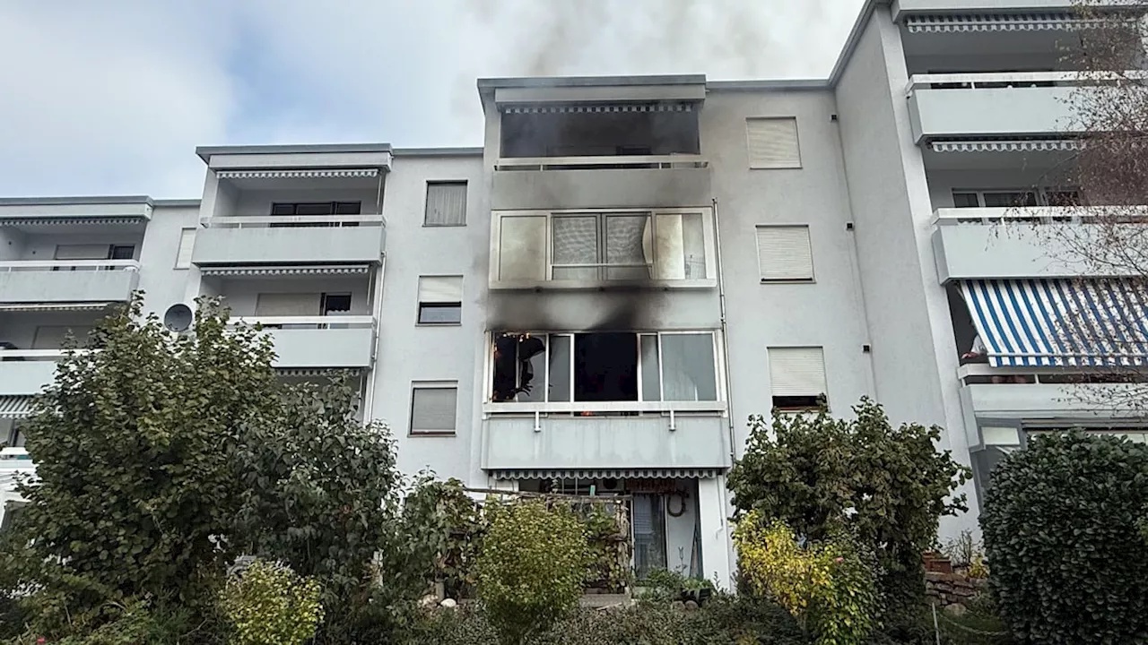 Zwei Brände im Kanton Aargau: Mutter und Kinder in Aarau, Balkonbrand in Kleindöttingen