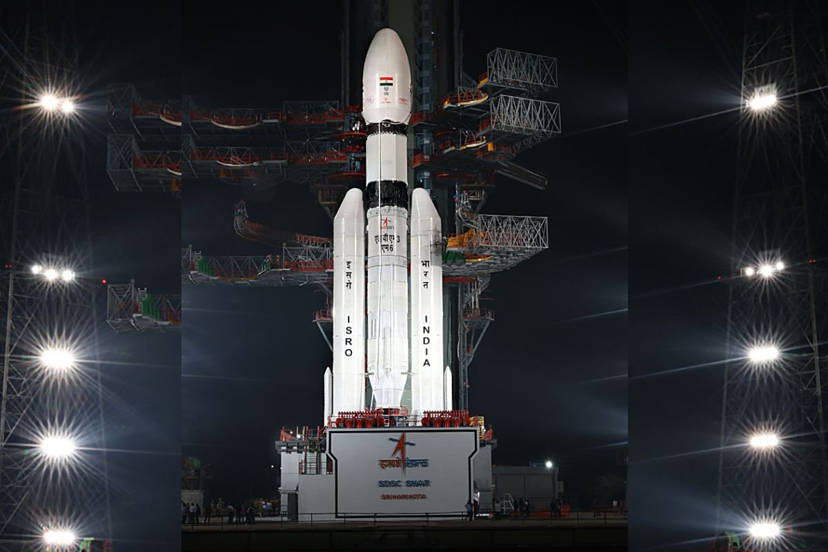 lvm3 Satellite launching