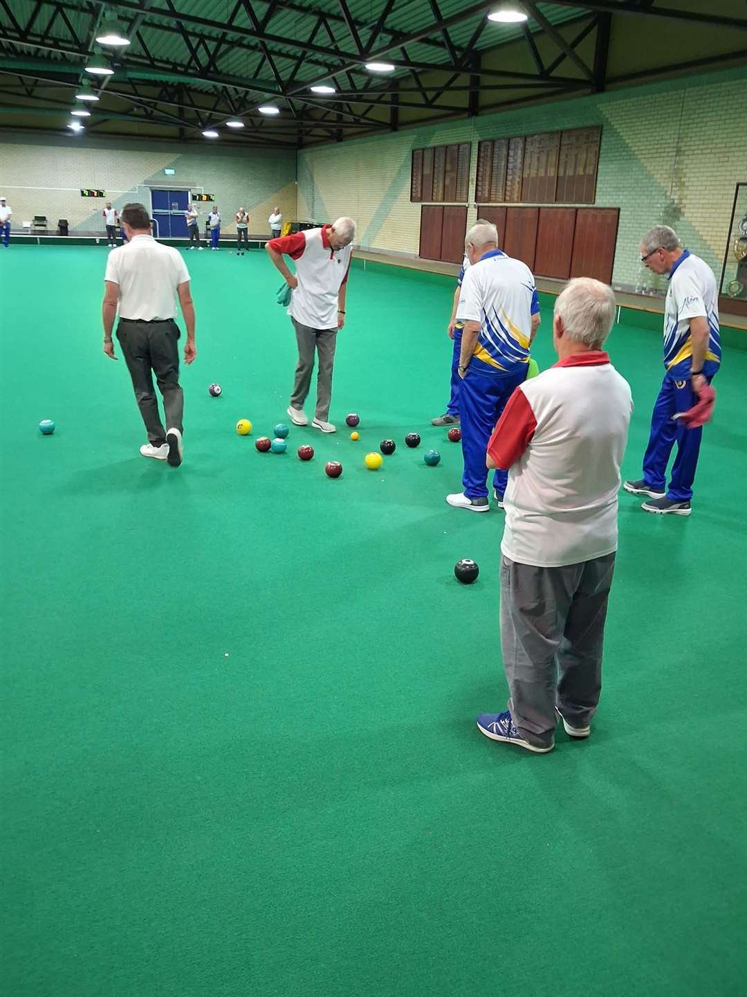 Action from Lynnsport B against Hunstanton.