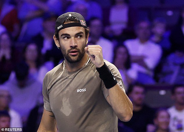 Berrettini gave an awkward interview when asked about Musetti after a win at the Vienna Open
