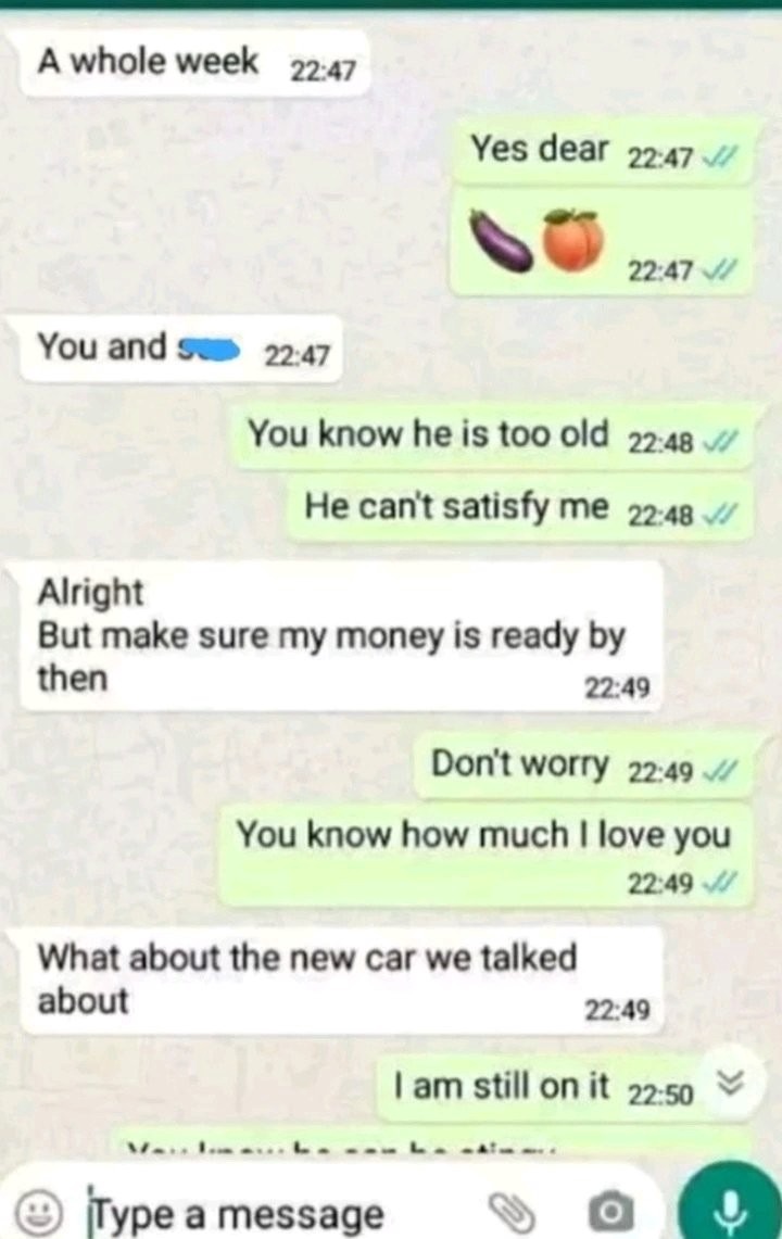 Man divorces his wife and disowns his child after seeing these chats on his wife's phone