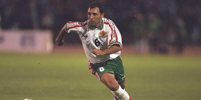 Hristo Stoichkov of Bulgaria