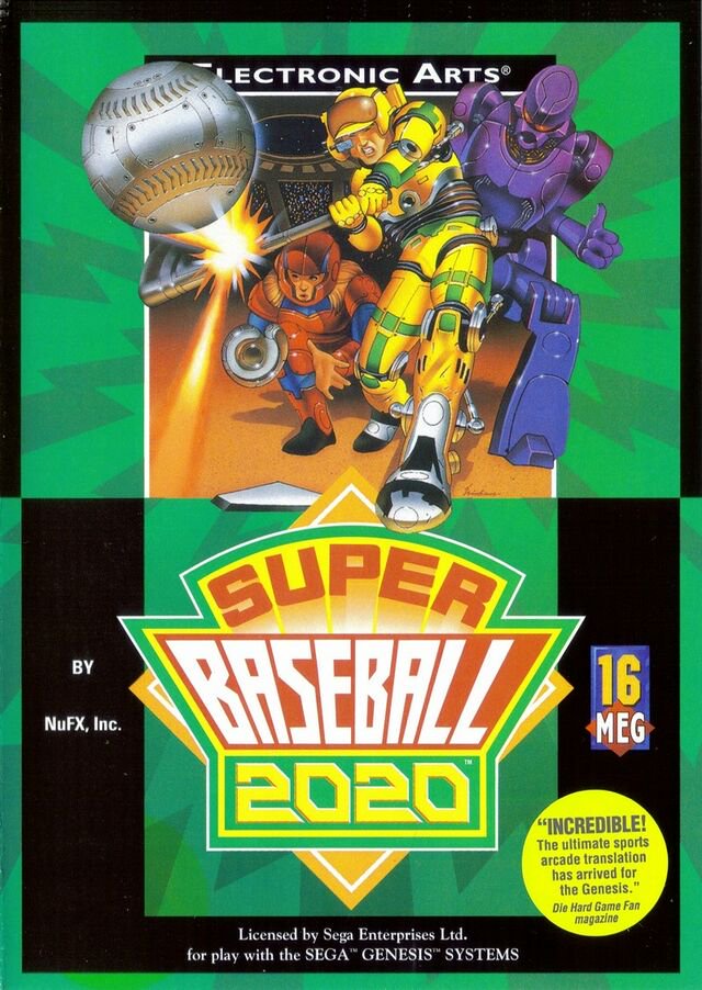Super baseball us genesis box