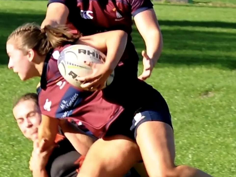Eve Balfour in action for the Skins. <i>(Image: ERFC)</i>