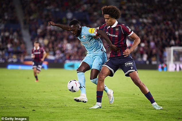 Liverpool centre back Ifeanyi Ndukwe has shone at Levante this season and is now a regular starter for his manager Luis Castro