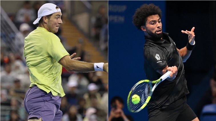 Jan-Lennard Struff und Arthur Fils spielen um den Finaleinzug in Brüssel.