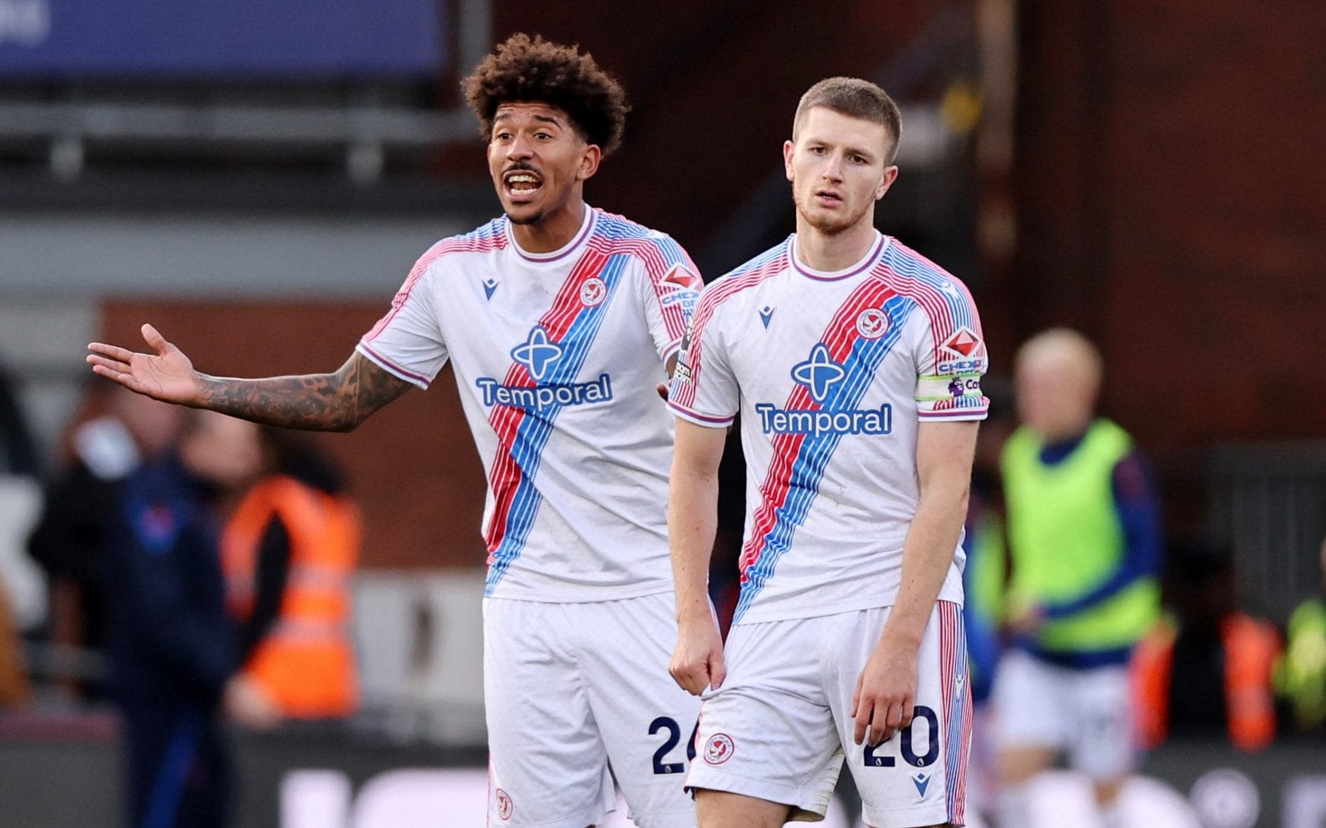 Crystal Palace players Chris Richards and Adam Wharton