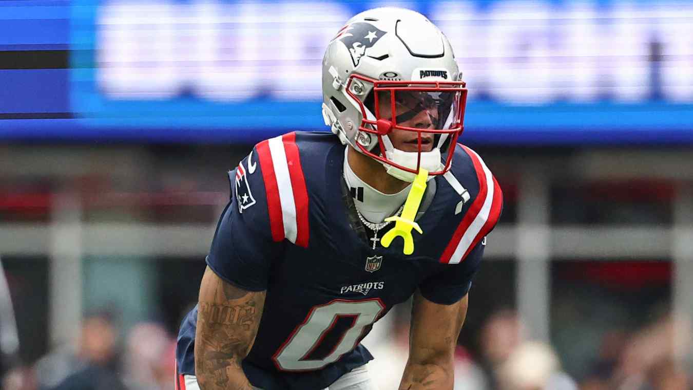 New England Patriots cornerback Christian Gonzalez