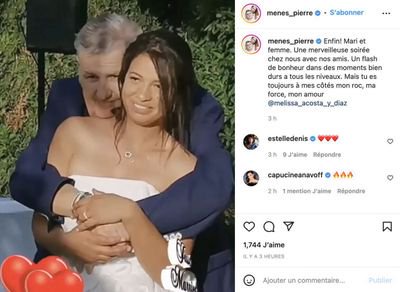 Pierre Ménès et Mélissa Acosta