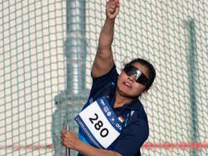 Asian Para Games: Suvarna Raj clinches gold in women’s discus throw; para-shuttlers Manisha Ramadass, Pramod Bhagat settle for bronze
