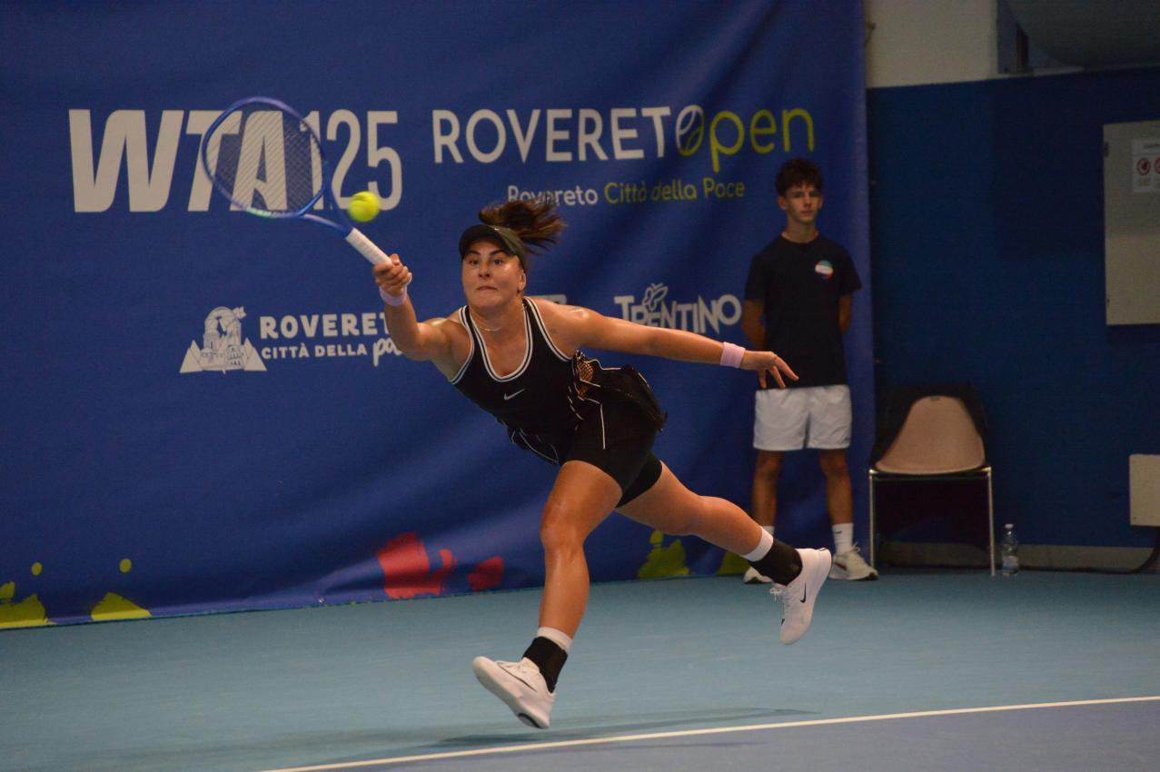 Bianca Andreescu ist die große Attraktion in Rovereto.
